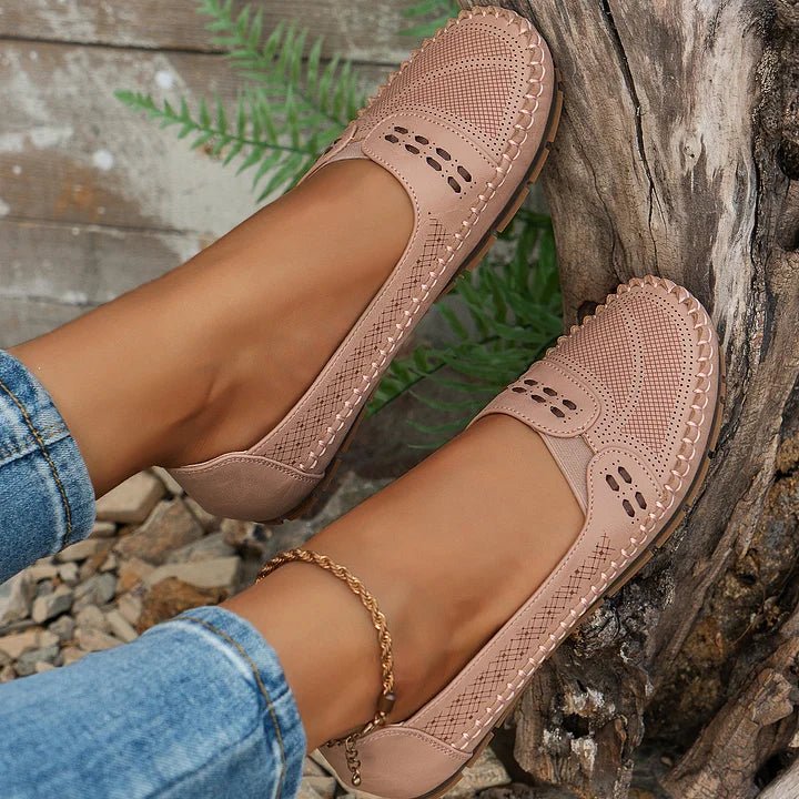 Perforated Slip On Orthopedic Flats