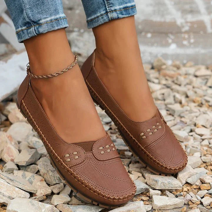 Perforated Slip On Orthopedic Flats
