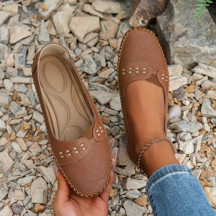 Perforated Slip On Orthopedic Flats