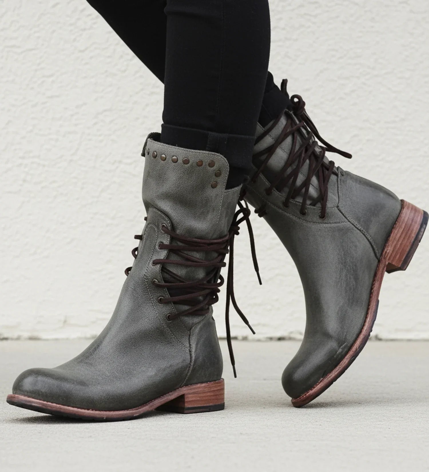 Kendra Orthopedic Lace-Up Ankle Boots
