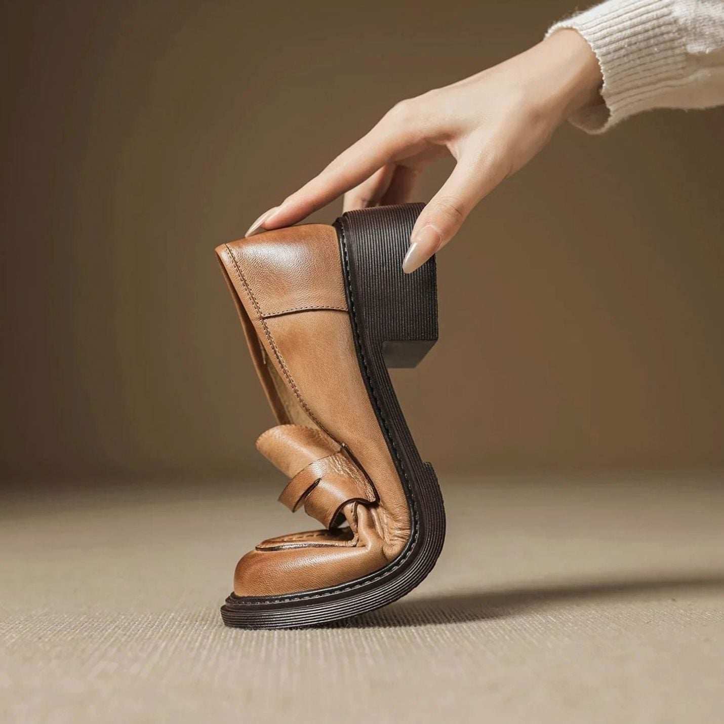 Charlotte Classic Penny Loafer Flats