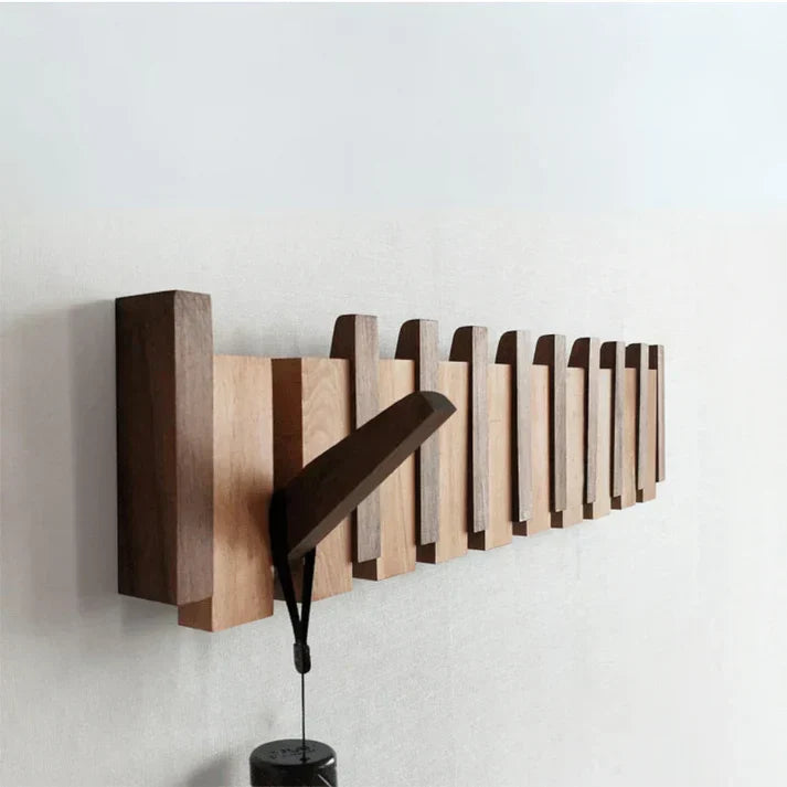 Artistic Wooden Piano Coat Rack