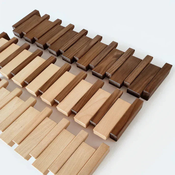 Artistic Wooden Piano Coat Rack