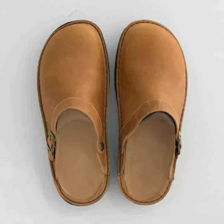 Orthopedic Wooden Sole Shoes
