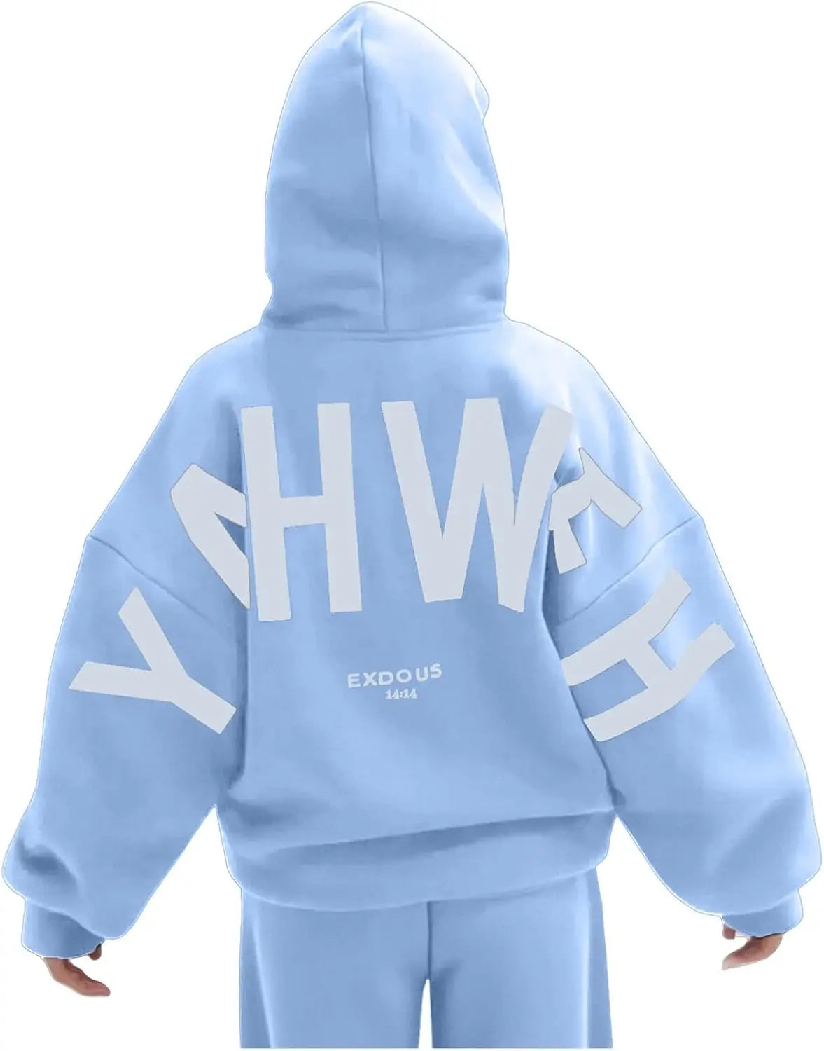 Yahweh Testimony Oversized Fleece Hoodie