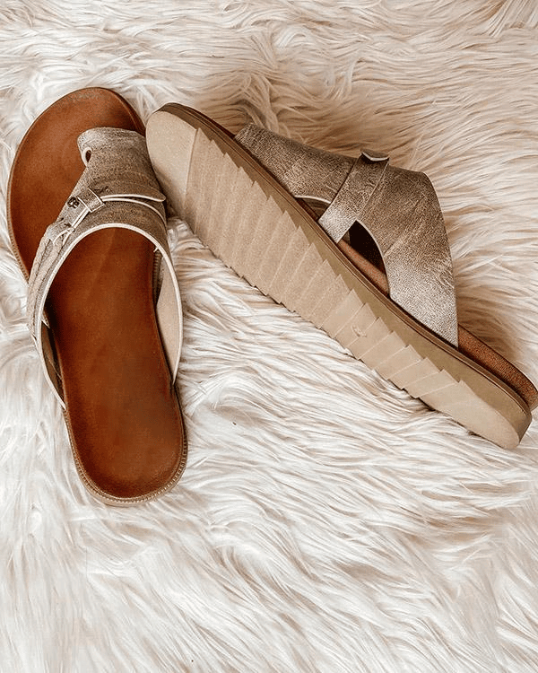 Minimalist Barefoot Flat Sandals With Ankle Strap