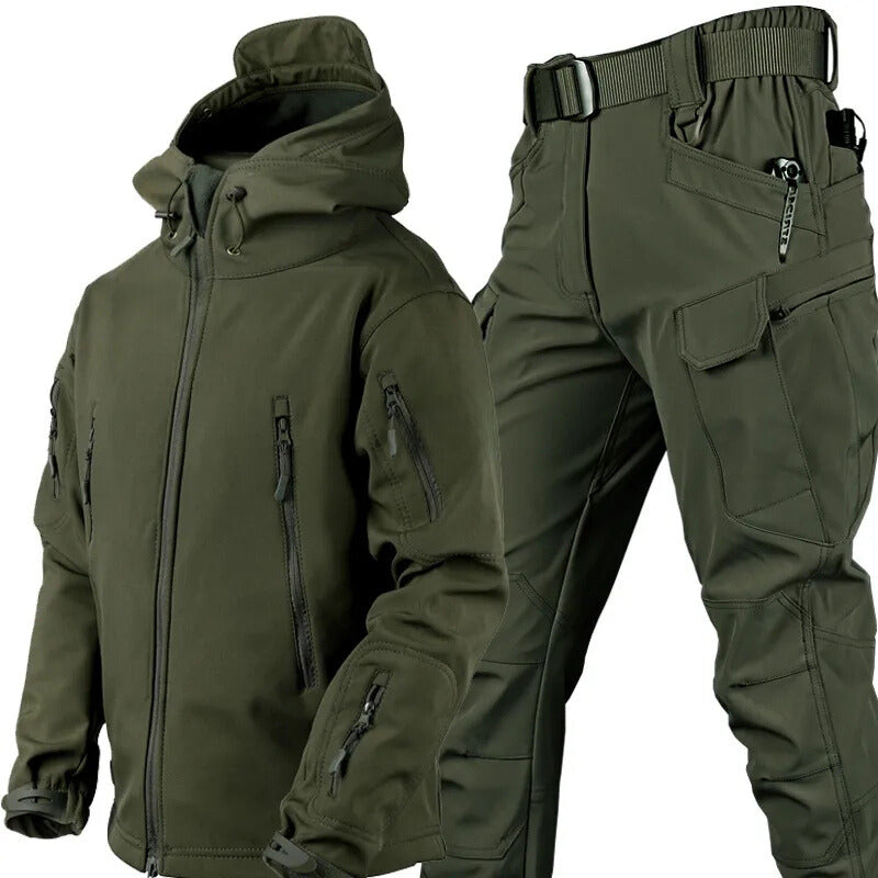 Fleece Lined Waterproof Windproof Outdoor Set