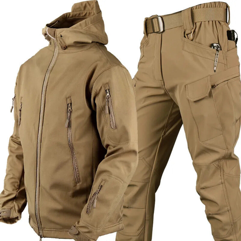 Fleece Lined Waterproof Windproof Outdoor Set