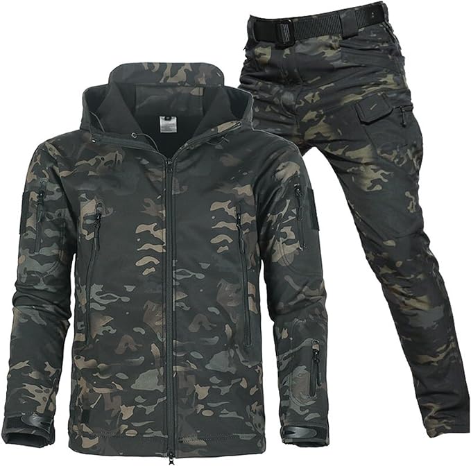 Fleece Lined Waterproof Windproof Outdoor Set