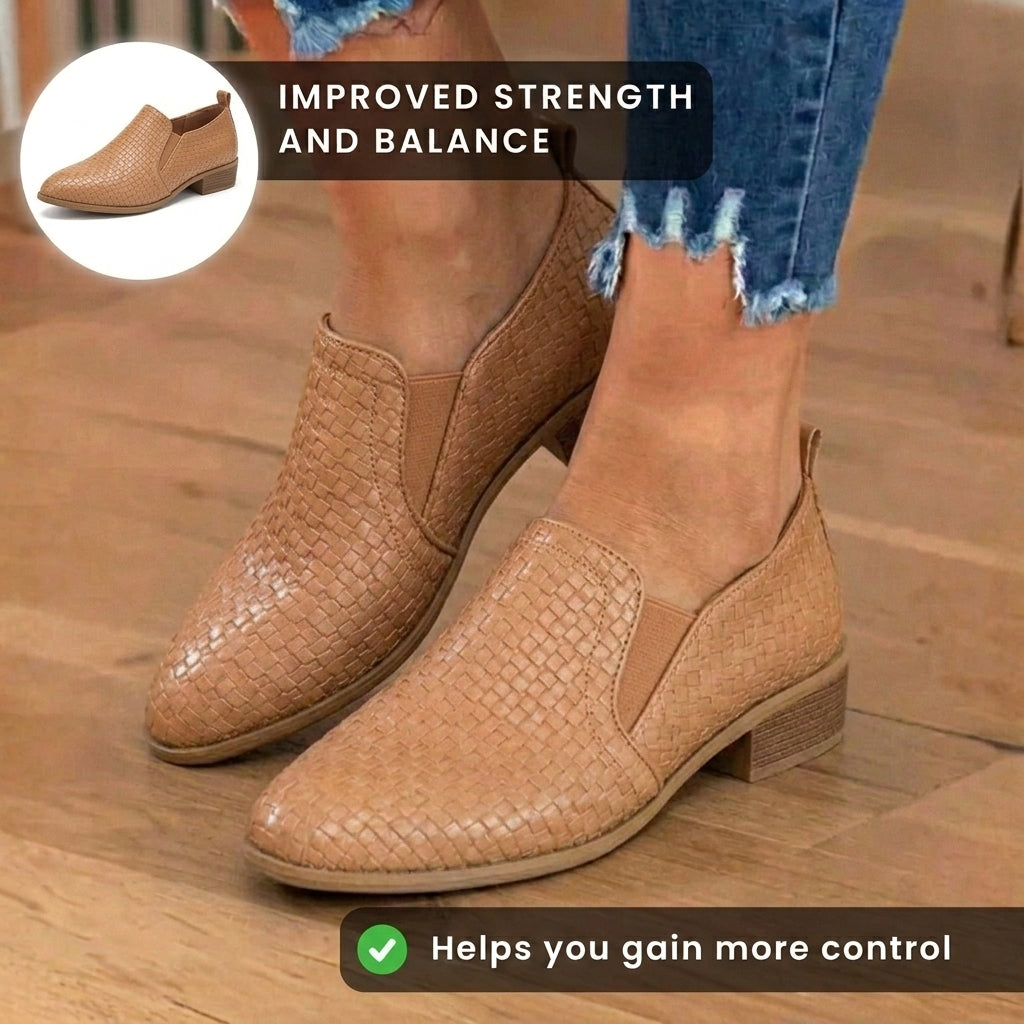 Chic Orthopedic Flat Sneakers Neutral Palette