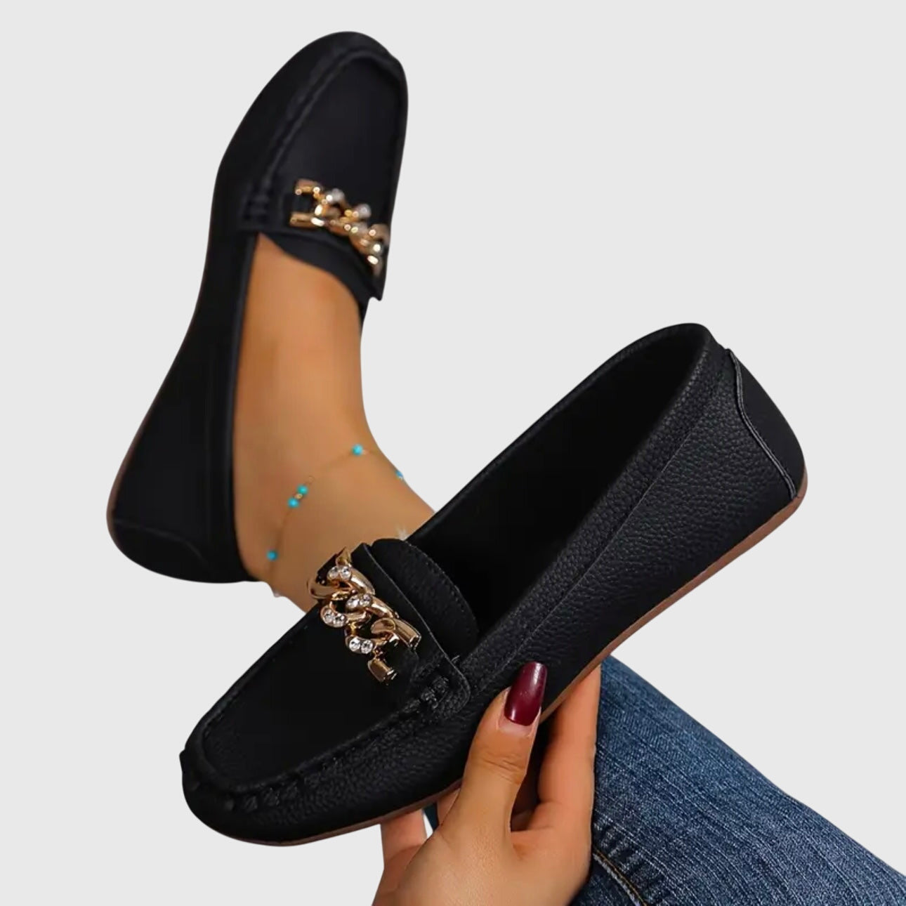 Melissa Orthopedic Leather Slip-On Loafer