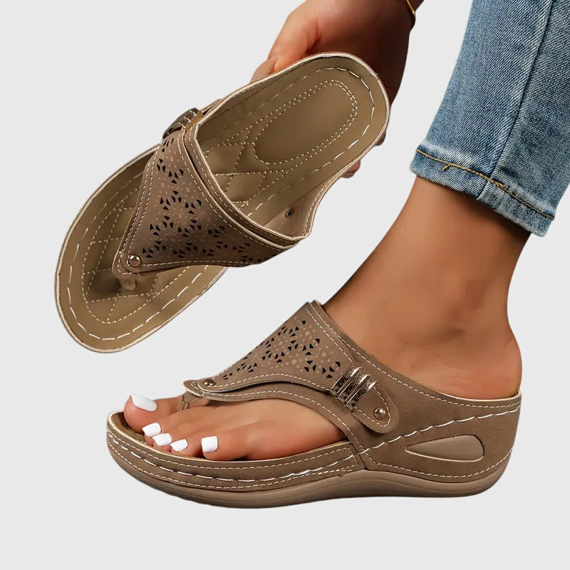 Wedge Orthopedic Slip-On Sandal