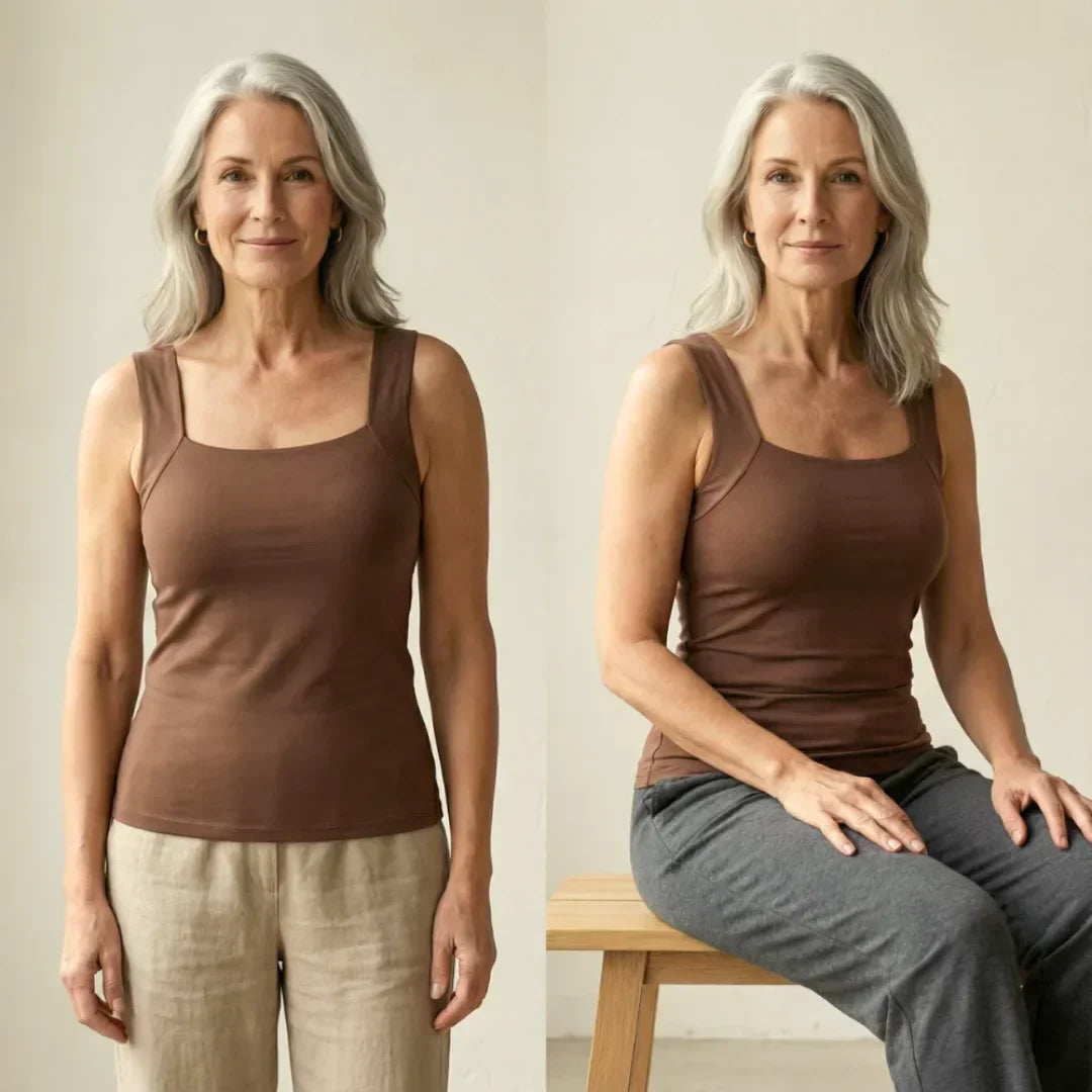 Roxanne Built-In Bra Support Tank Top