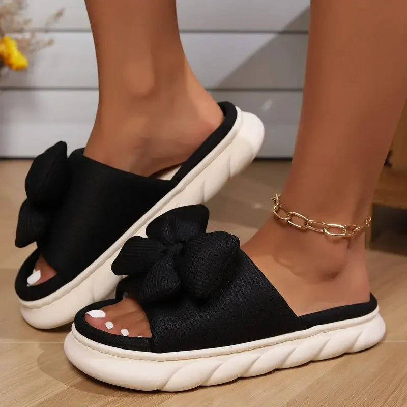 Women's Bow Slide Sandals