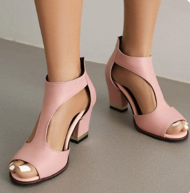 Women's Orthopedic Leather Heel Sandals | Arch Support