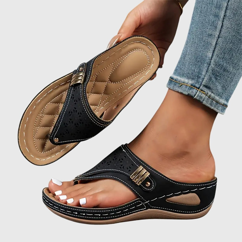 Wedge Orthopedic Slip-On Sandal