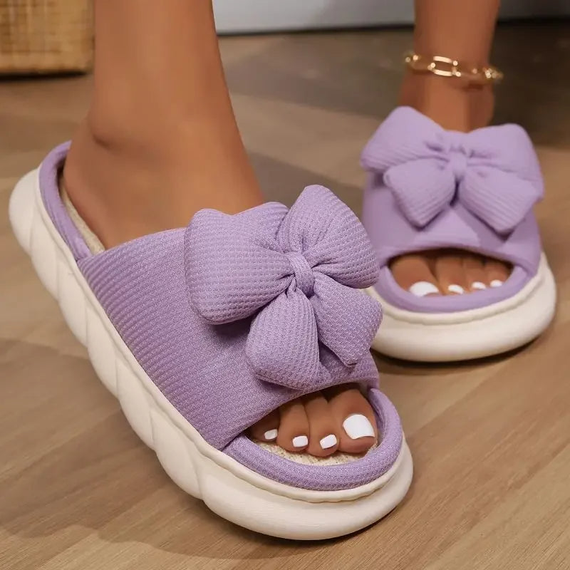 Women's Bow Slide Sandals