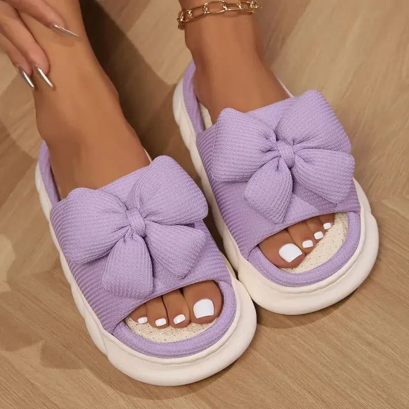 Women's Bow Slide Sandals