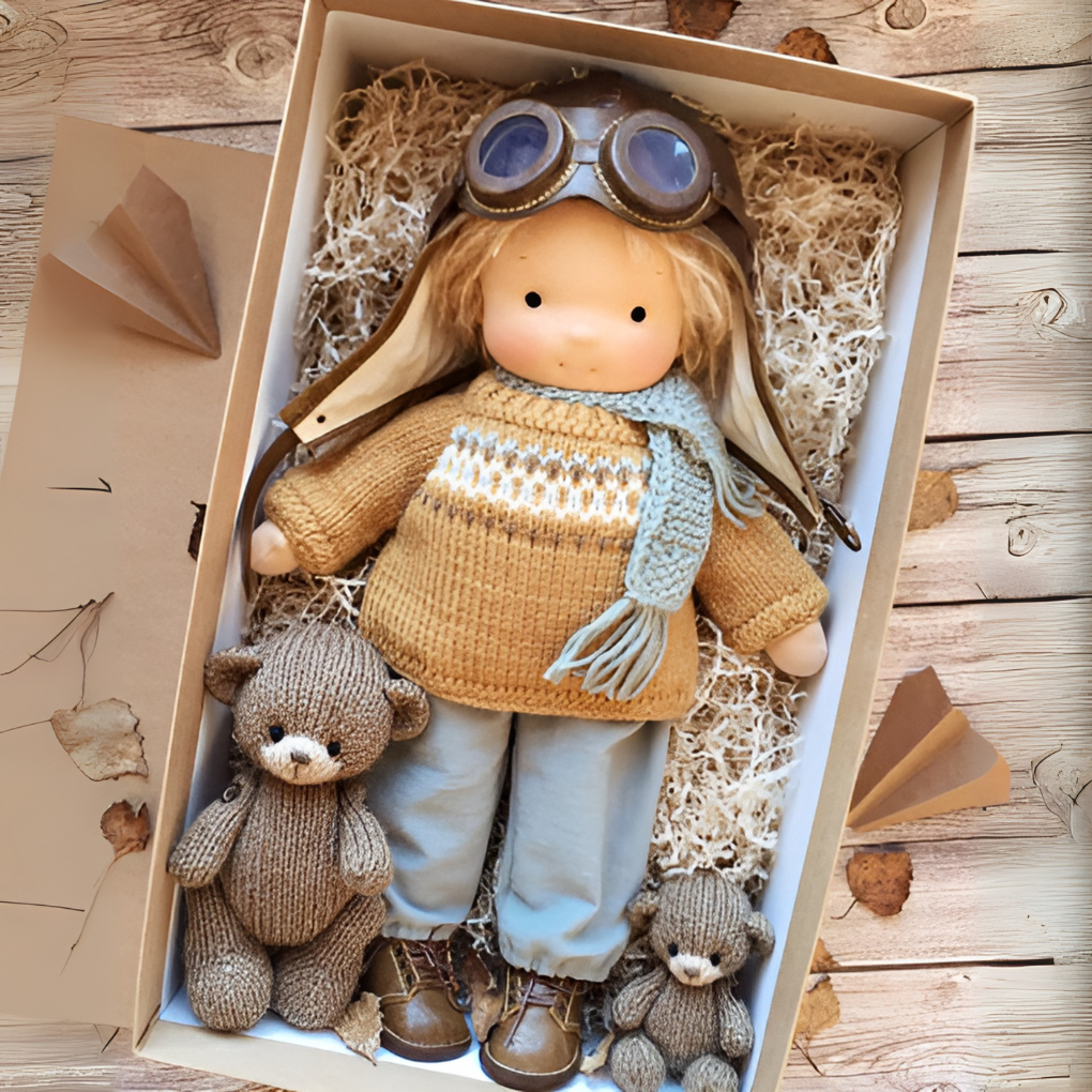 Handmade Cuddly Waldorf Doll