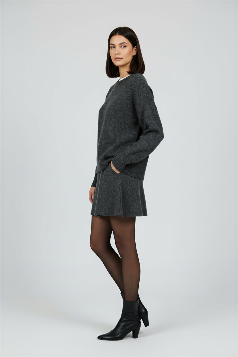 Women's Relaxed Fit Knit Loungewear Set