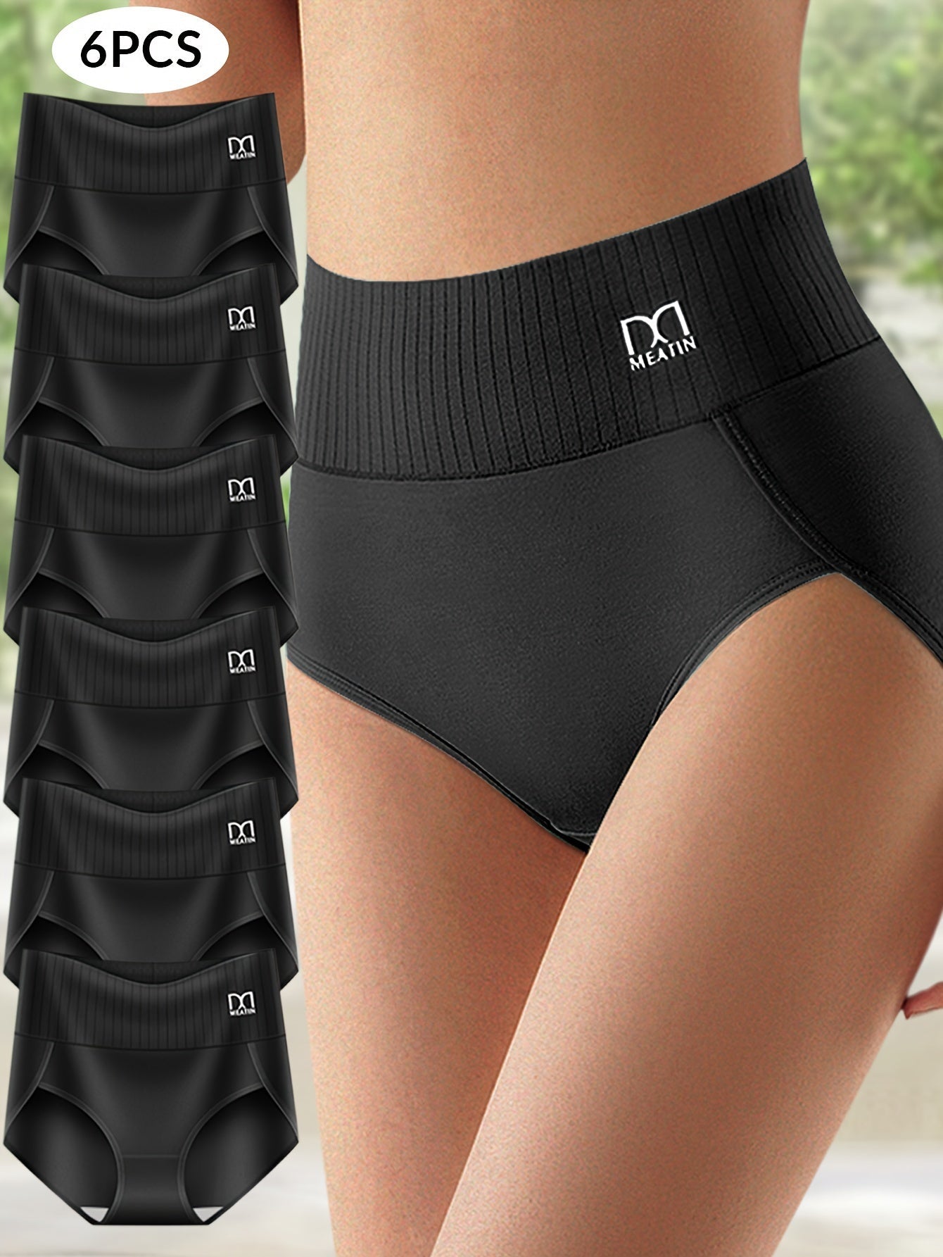 Women's High-Waist Shaping Underwear 6-Pack