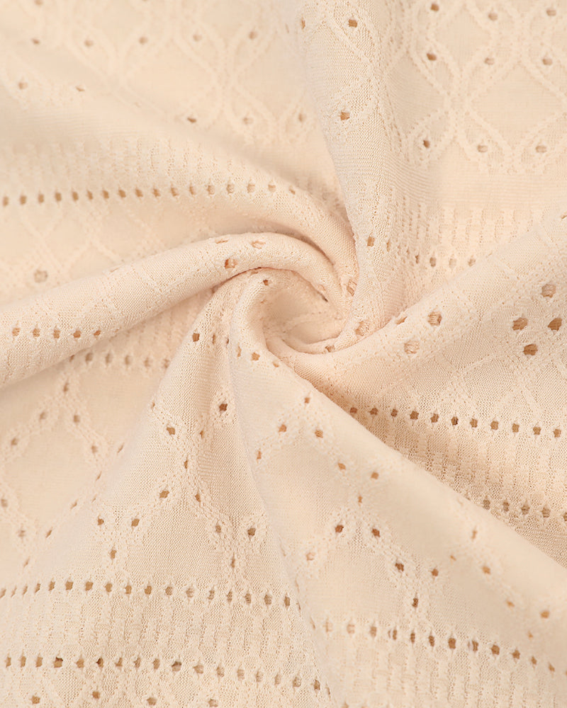 Ruched Bandeau Maxi Dress With Eyelet Embroidery