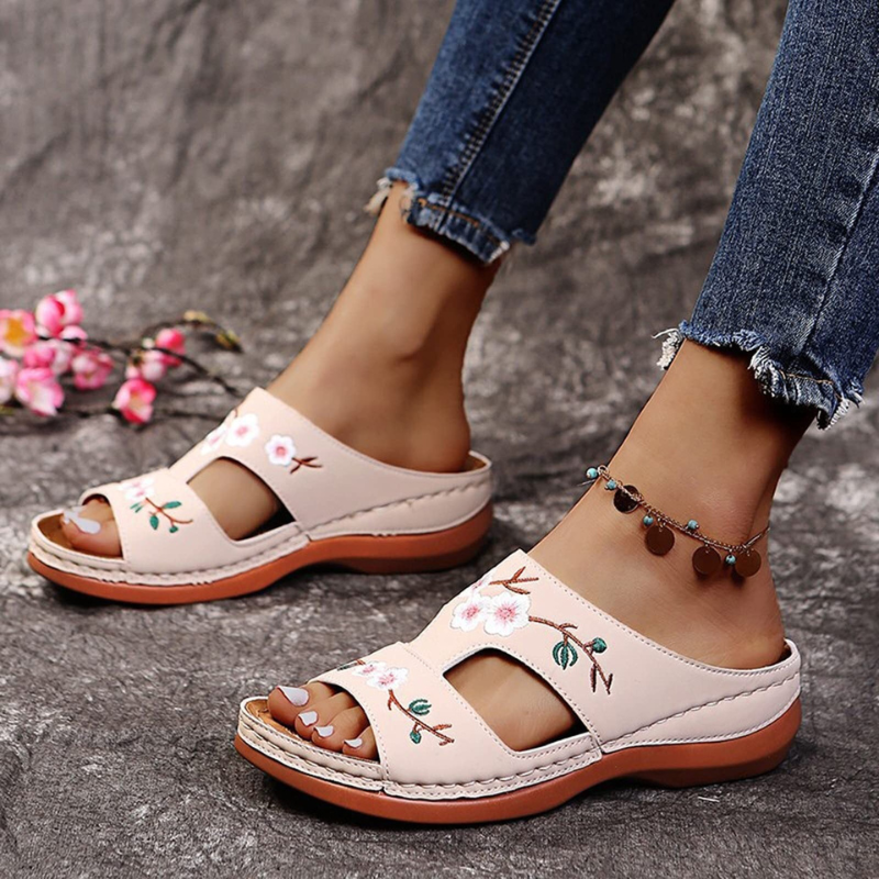 Women's Floral Orthopedic Slip-On Shoes