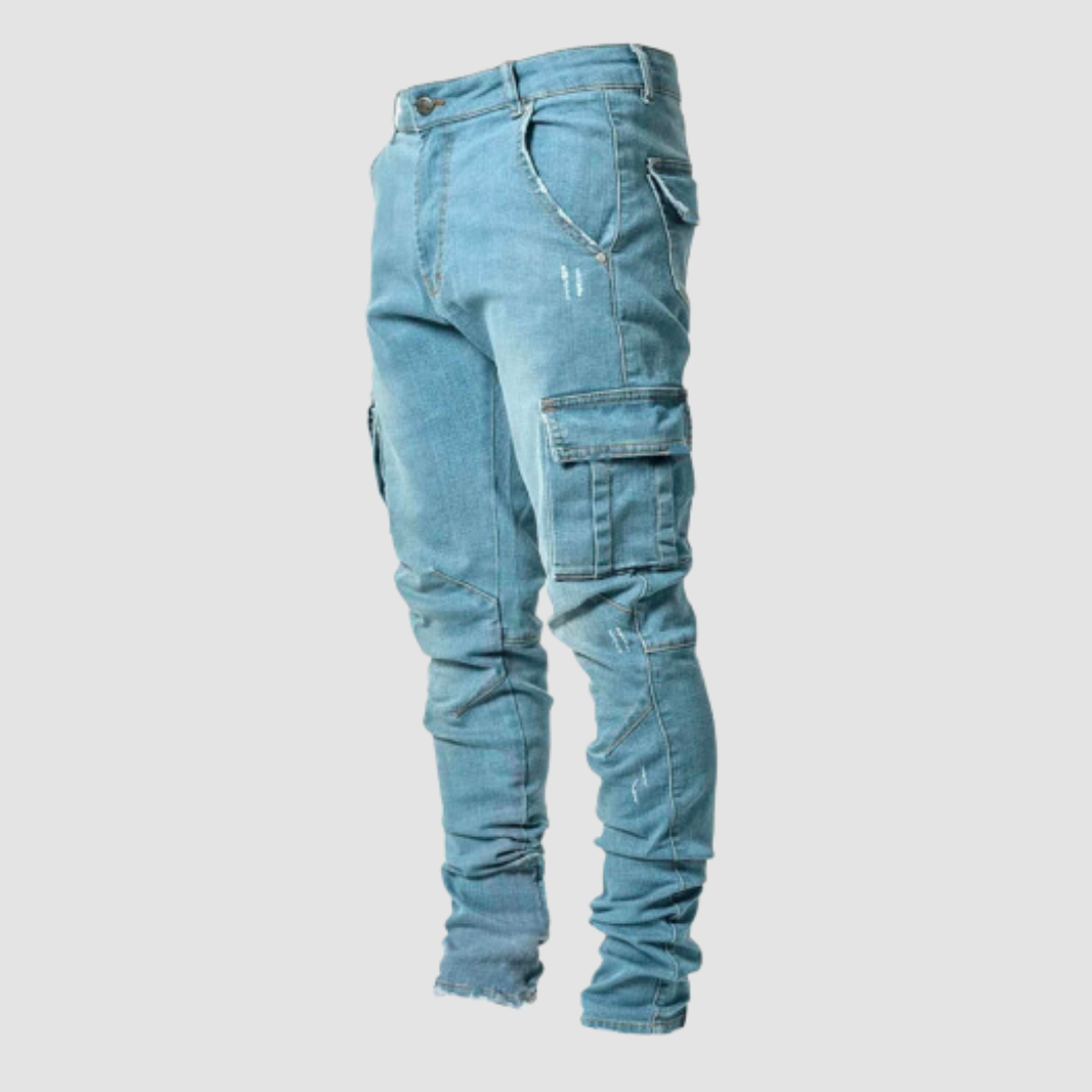 Men's Slim-Fit Ultra-Stretch Casual Jeans