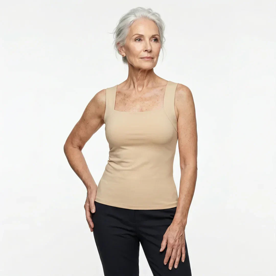 Roxanne Built-In Bra Support Tank Top