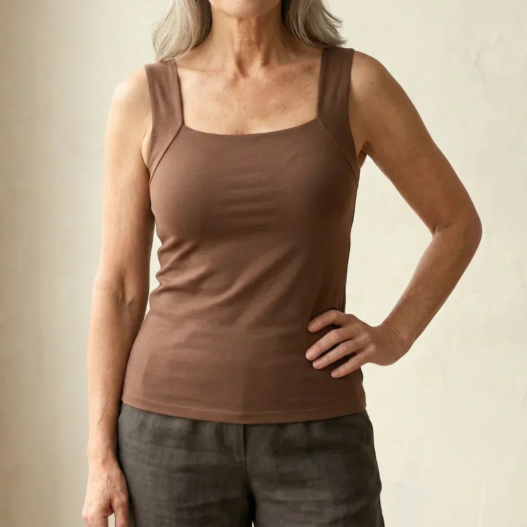 Roxanne Built-In Bra Support Tank Top
