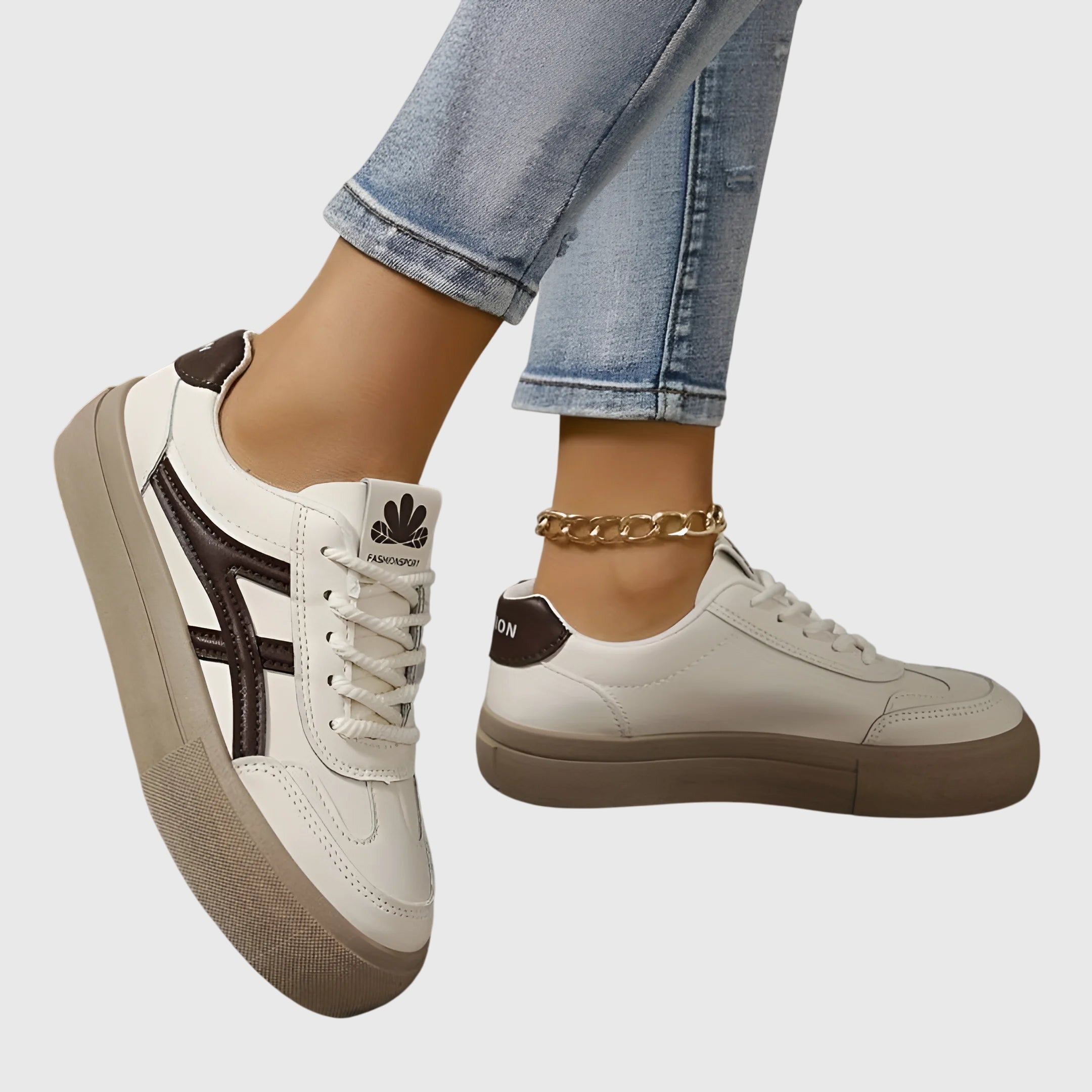 Wide Heel Slip-On Orthopedic Sneakers for Women
