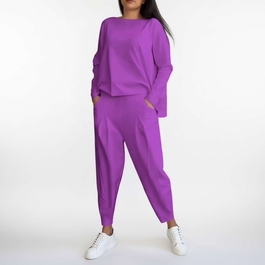Loose Fit Two-Piece Leisure Set