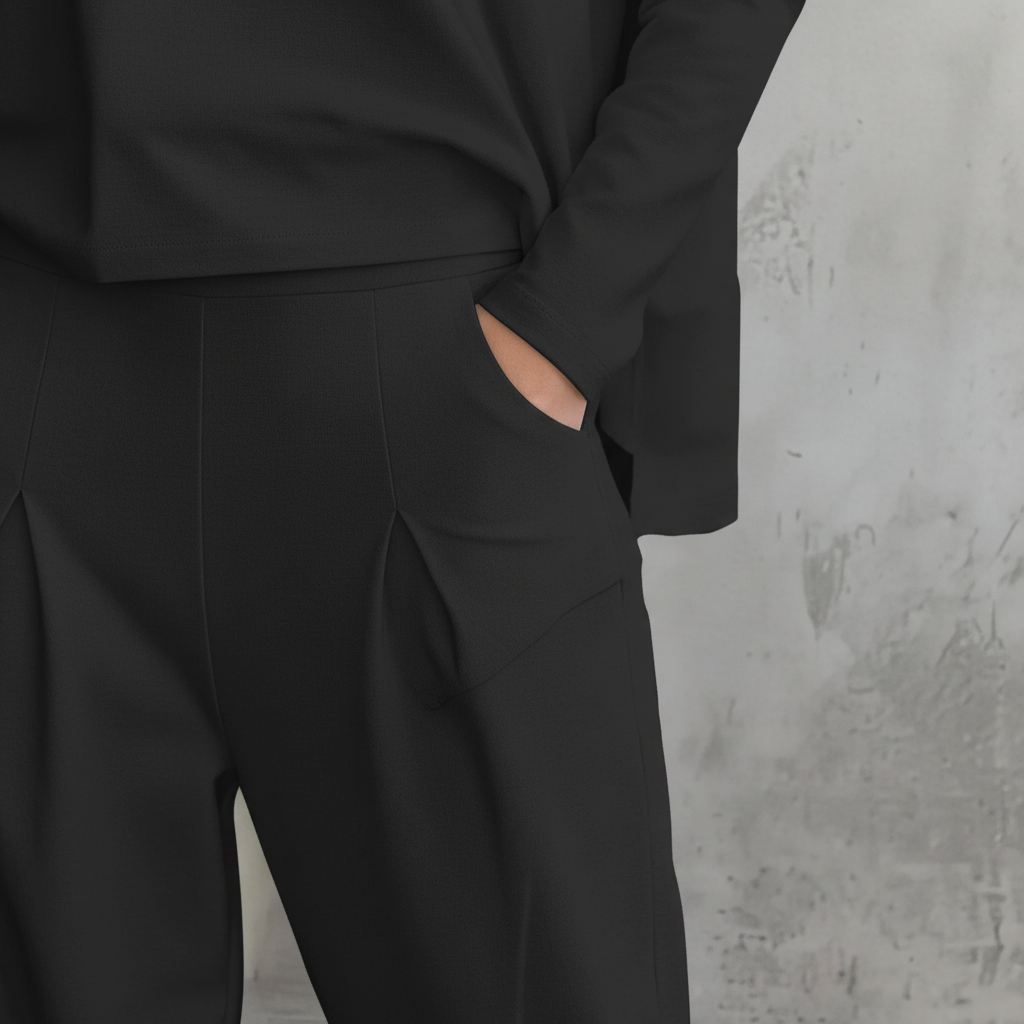 Loose Fit Two-Piece Leisure Set
