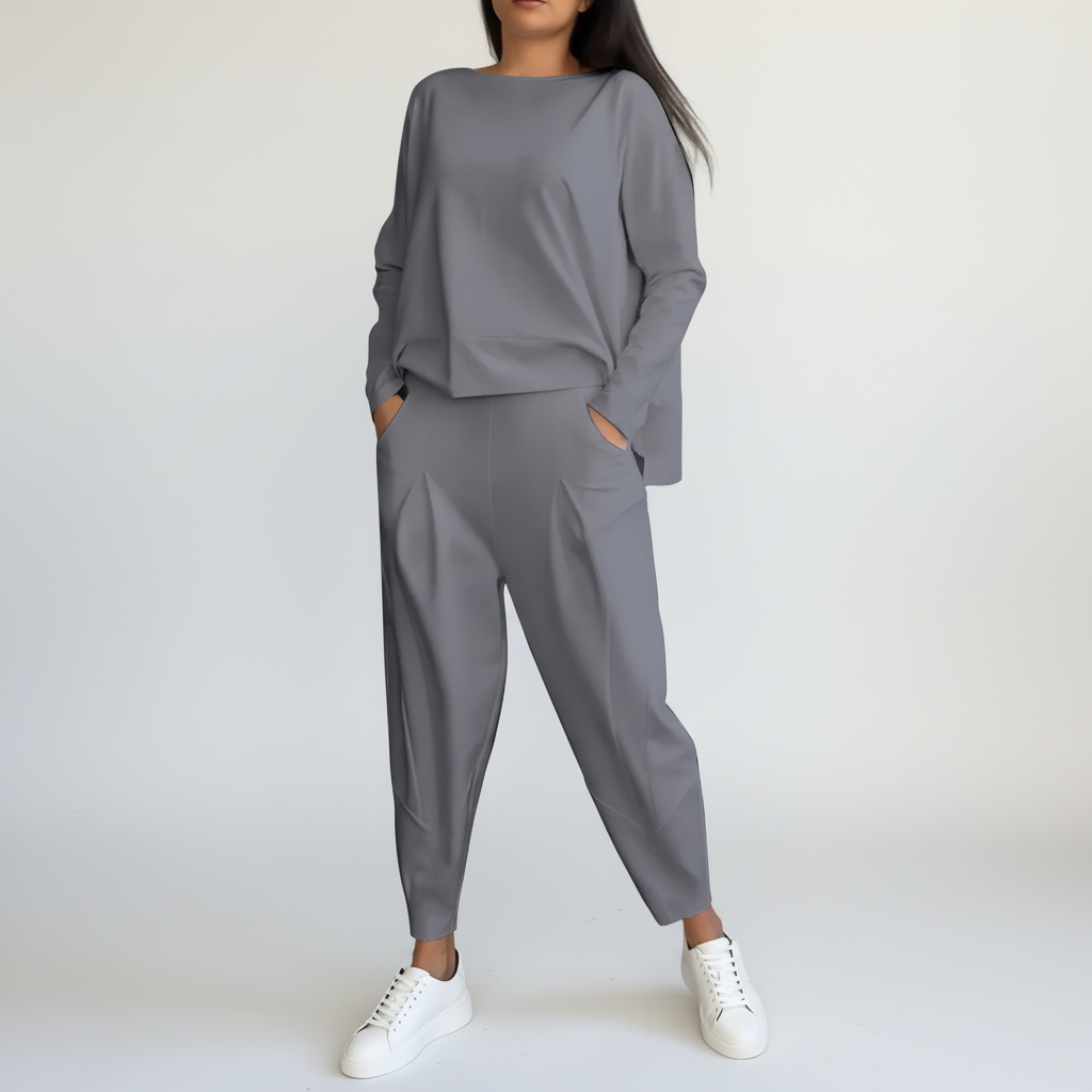 Loose Fit Two-Piece Leisure Set
