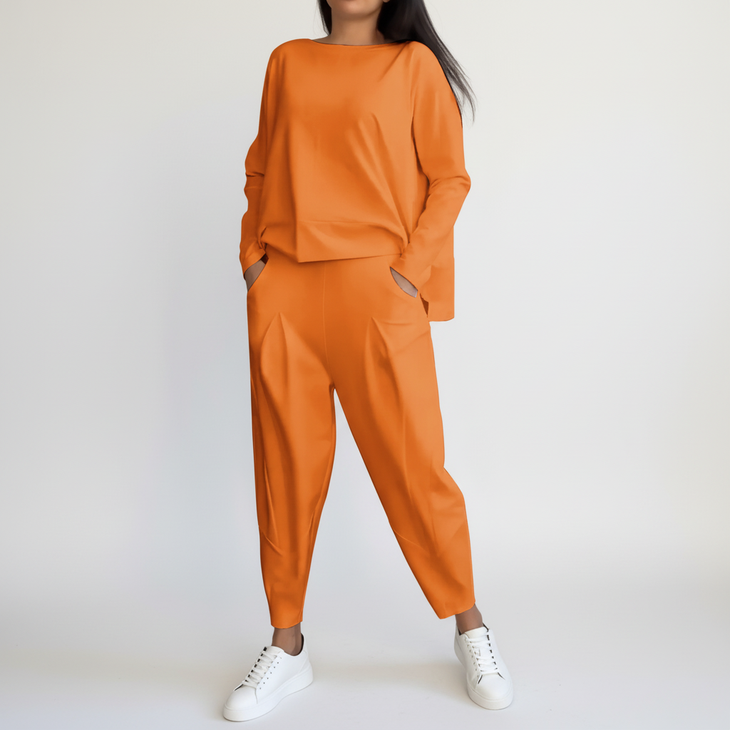 Loose Fit Two-Piece Leisure Set