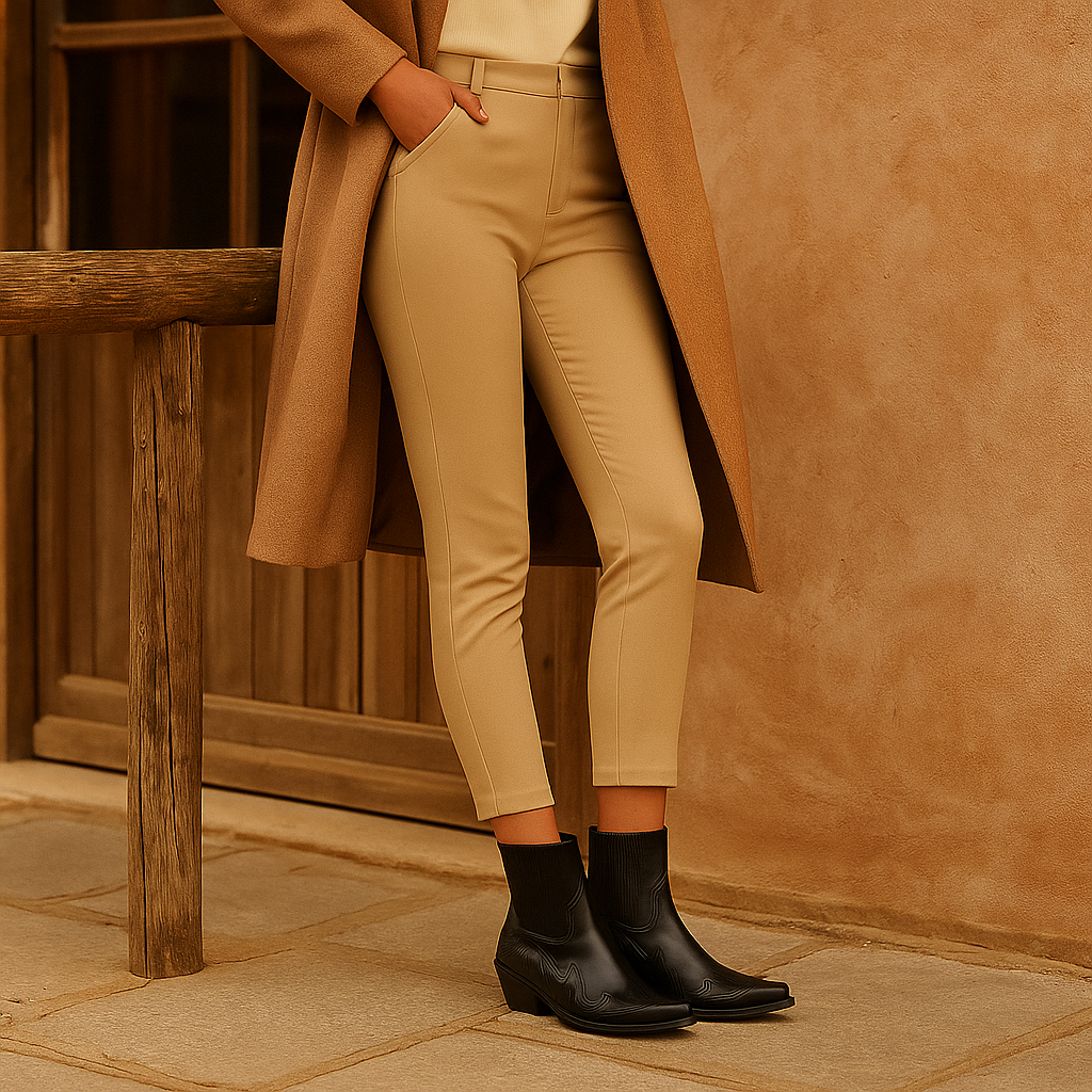Embroidered Leather Western Ankle Boots