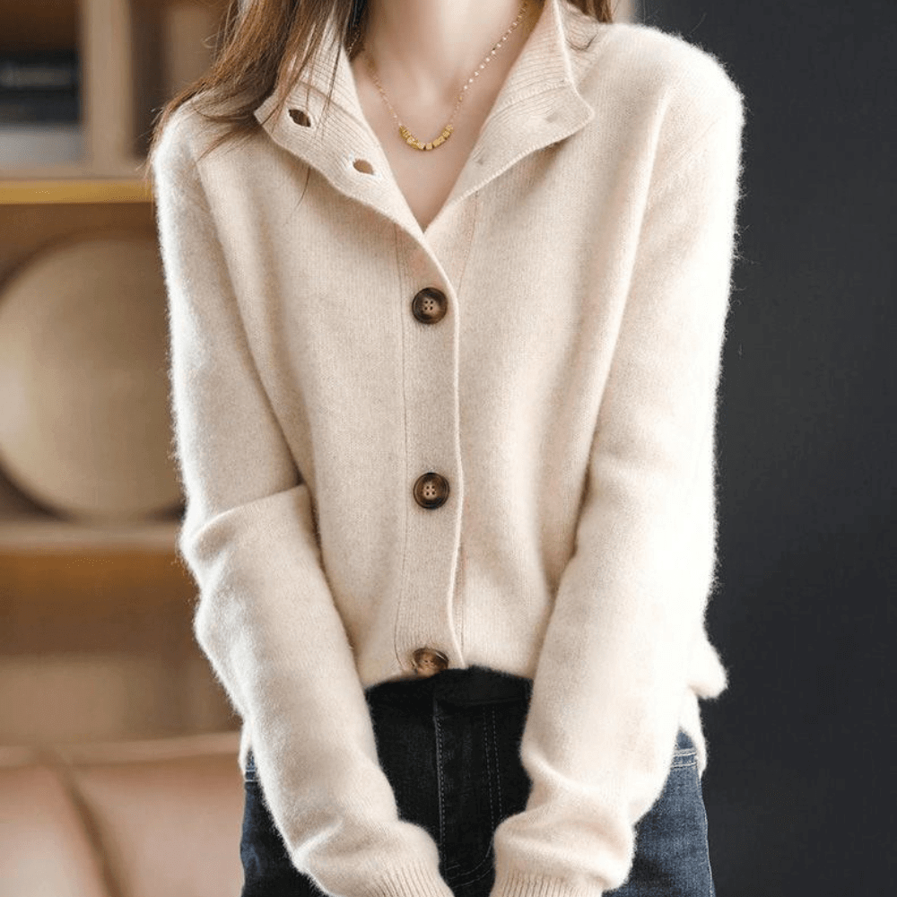 Open Front Soft Knit Cardigan