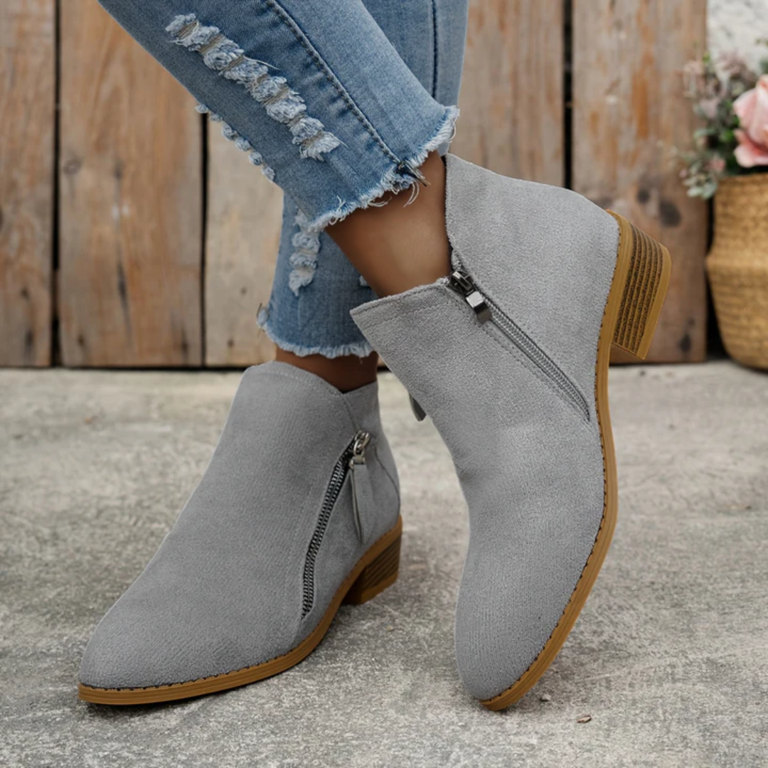 Joanna Zipper Closure Orthopedic Comfort Shoes