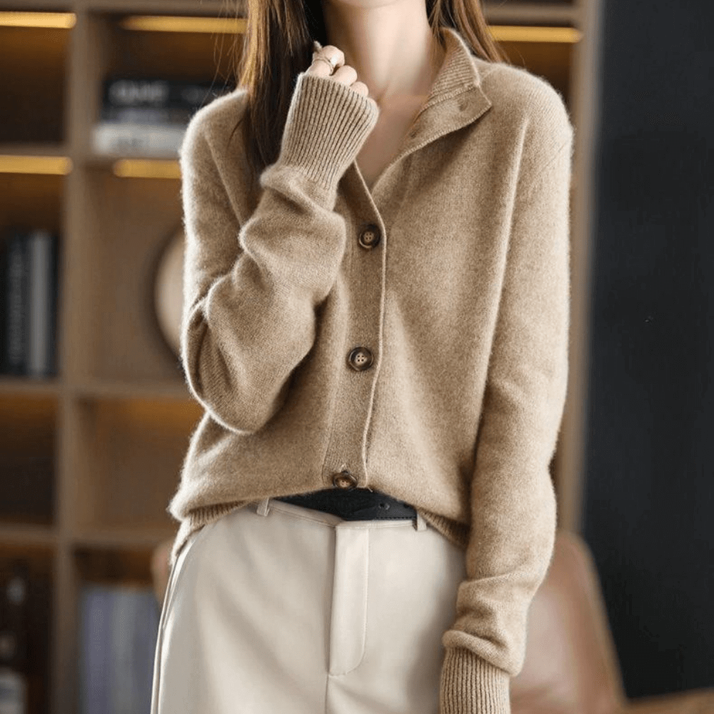 Open Front Soft Knit Cardigan