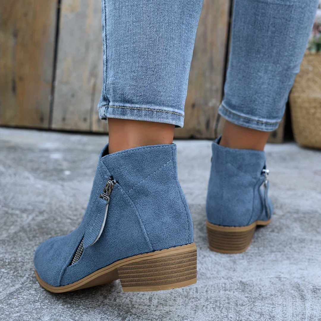 Joanna Zipper Closure Orthopedic Comfort Shoes