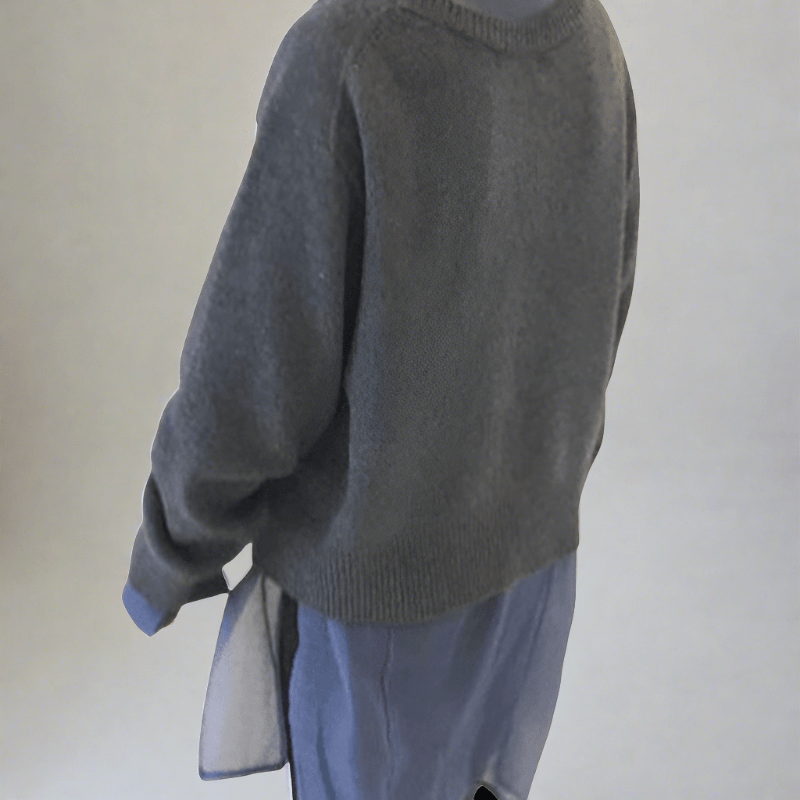 Relaxed Button Front Cardigan In Soft Breathable Knit