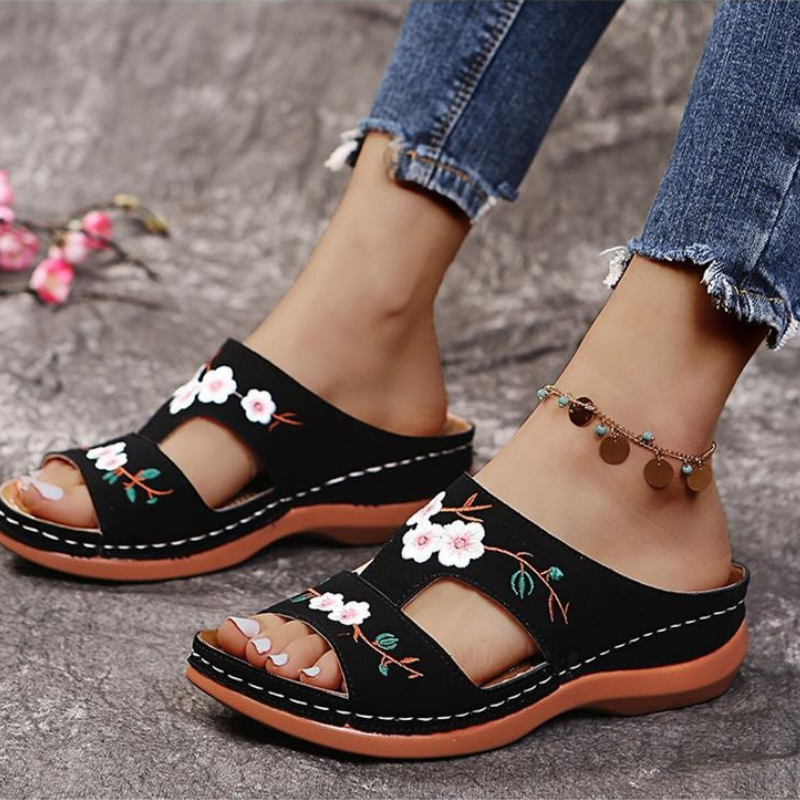 Women's Floral Orthopedic Slip-On Shoes