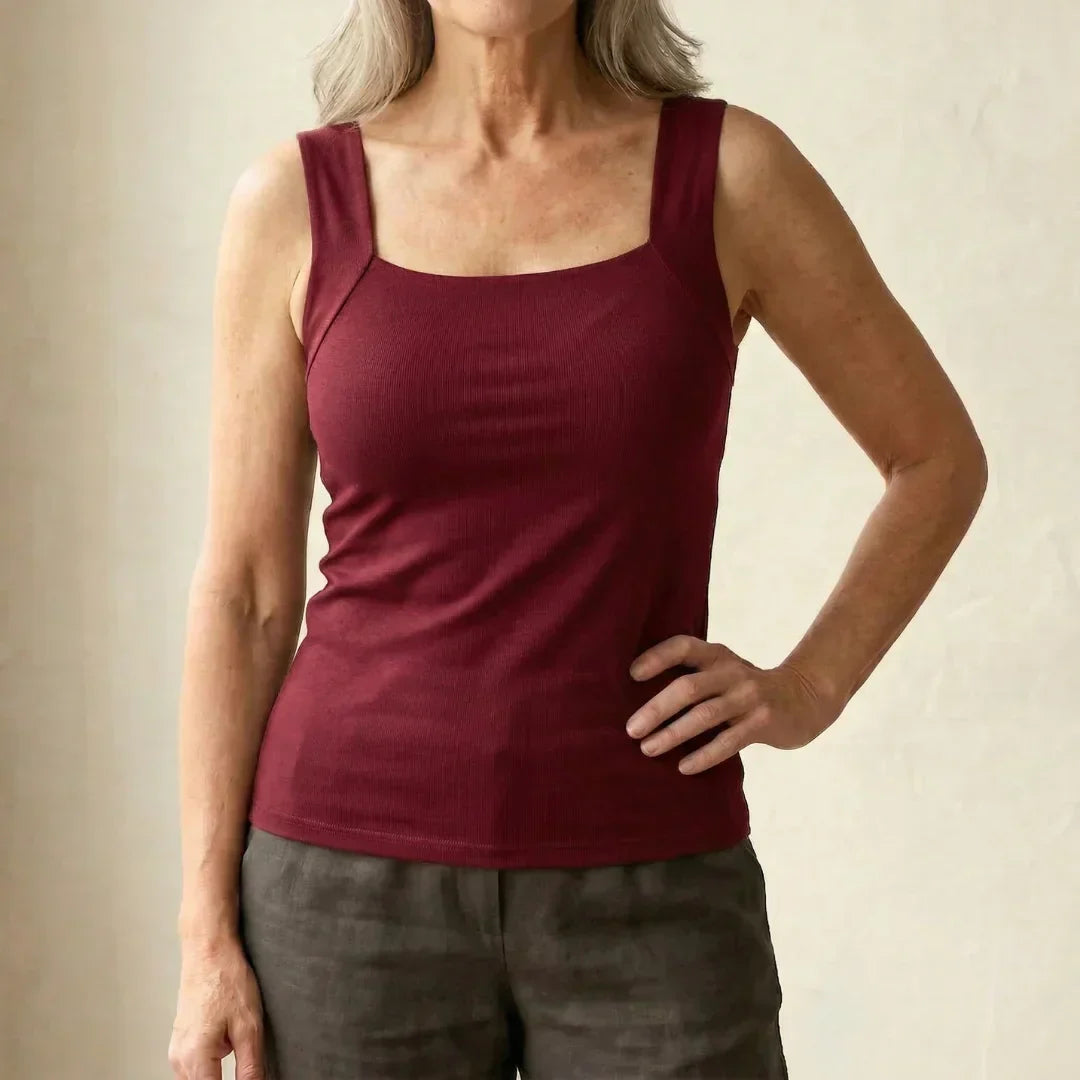 Roxanne Built-In Bra Support Tank Top