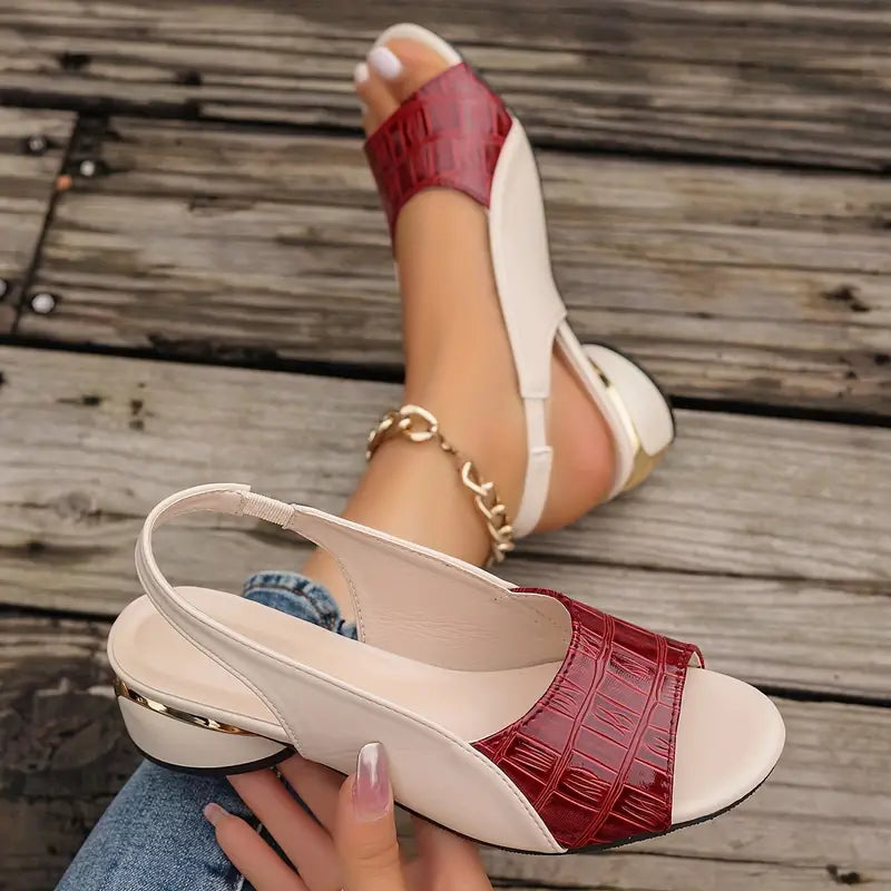Women's Cushioned Leather Comfort Sandals