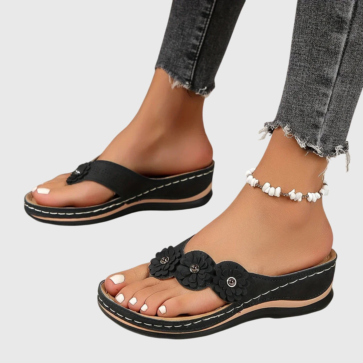 Ergonomic Orthopedic Flip Flops with Arch Support