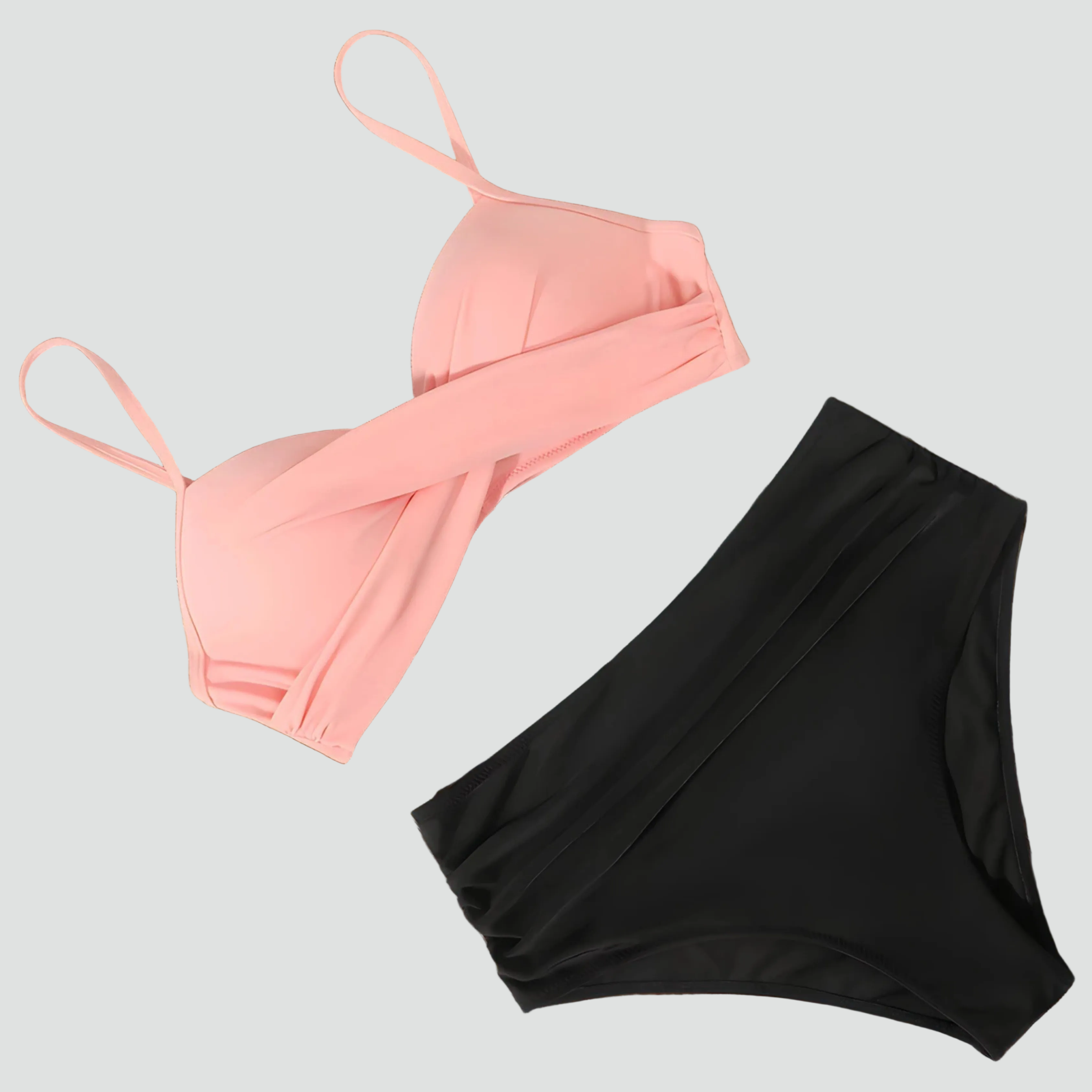 High-Waisted Push-Up Bikini Set