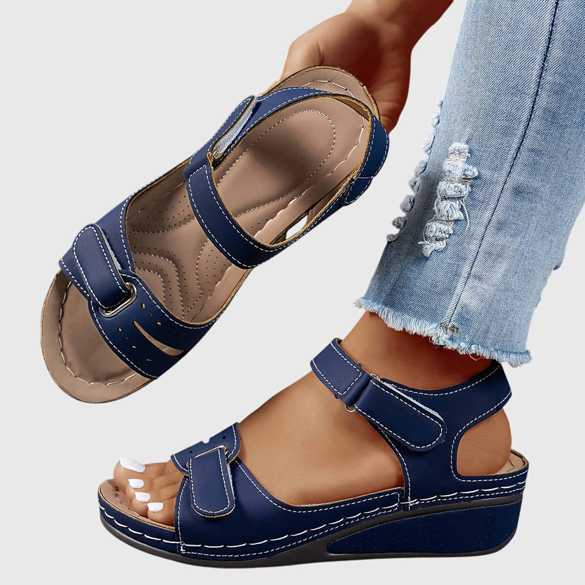 Stability Sole Orthopedic Sandals with Stretchable Fit