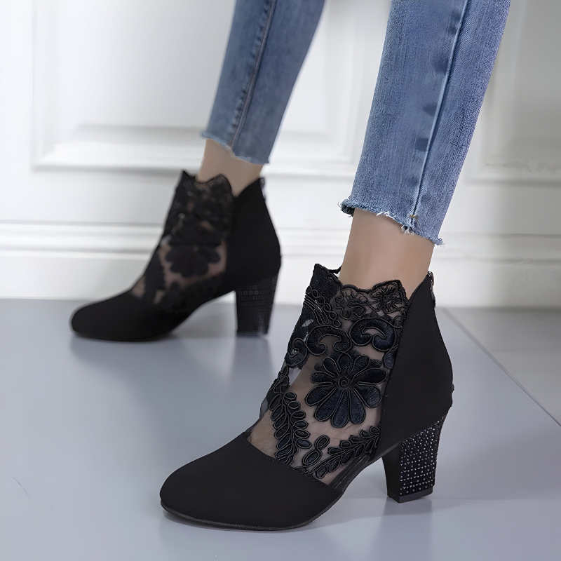 Margarith Women's Stiletto Heels with Leopard Print Option