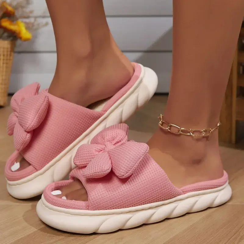 Women's Bow Slide Sandals