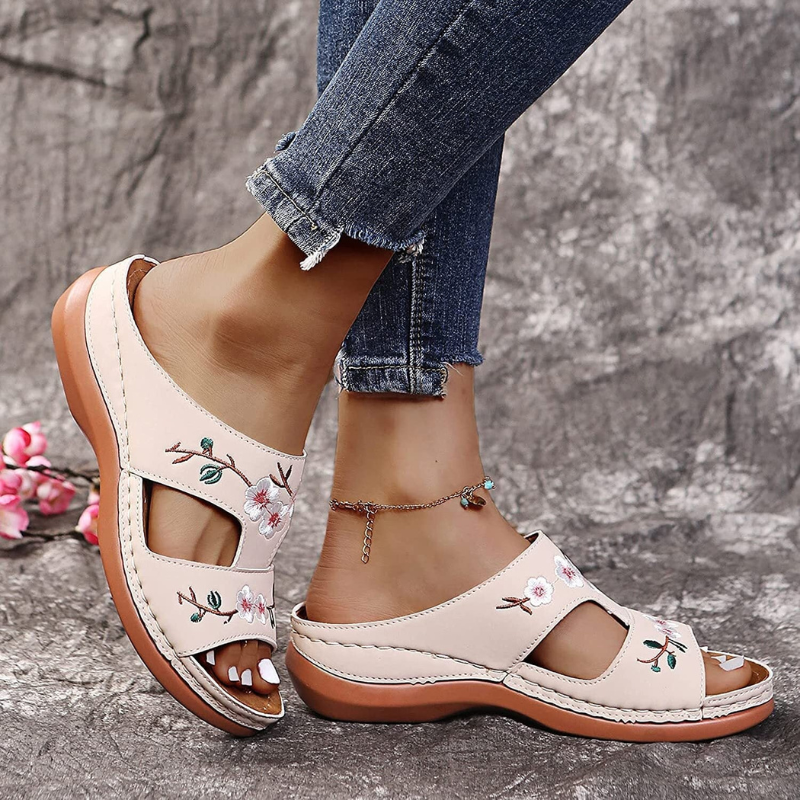 Women's Floral Orthopedic Slip-On Shoes